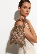 champagne heirloom mini pouch